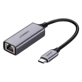 Конвертер Ugreen USB 3.1(m) Type C на LAN RJ-45 10/100/1000Mbps(50737)