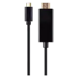 Переходник Cablexpert USB-C to HDMI-male adapter, 4K 60Hz, 2 m, black A-CM-HDMIM-02