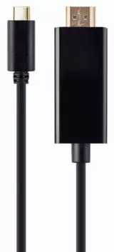 Переходник Cablexpert USB-C to HDMI-male adapter, 4K 60Hz, 2 m, black A-CM-HDMIM-02