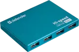7-портовый мини-разветвитель USB 2.0 Defender Septima Slim (БП в комплекте)
