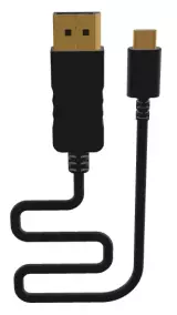 Конвертер Cablexpert USB-C to DisplayPort-male adapter, 4K 60 Hz, 2 m, black