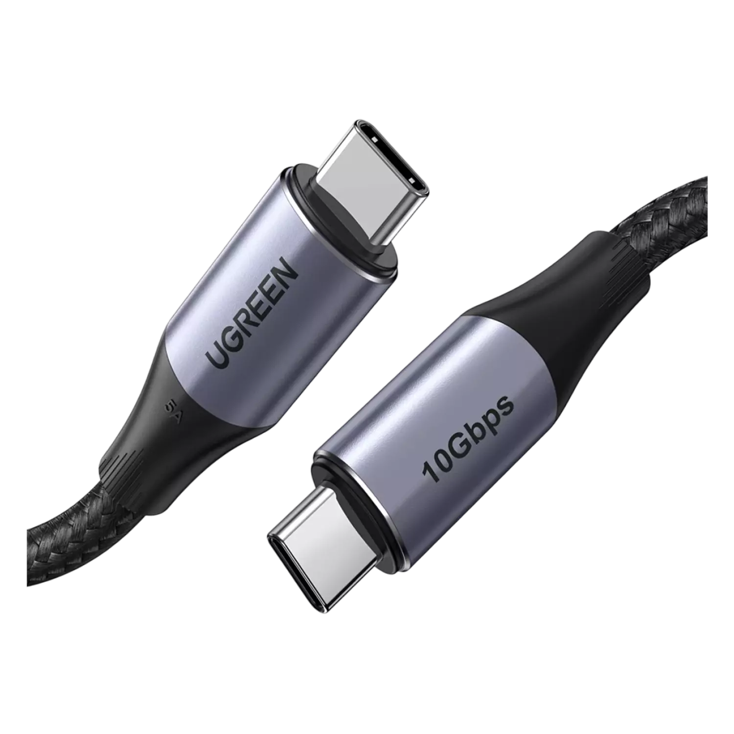 Кабель USB C - USB C, 3.1 Gen2, 10Gbps, 4K@60Hz, 5A, QC4.1/PD3.1, 240W, 1m, US355 (80150) UGREEN