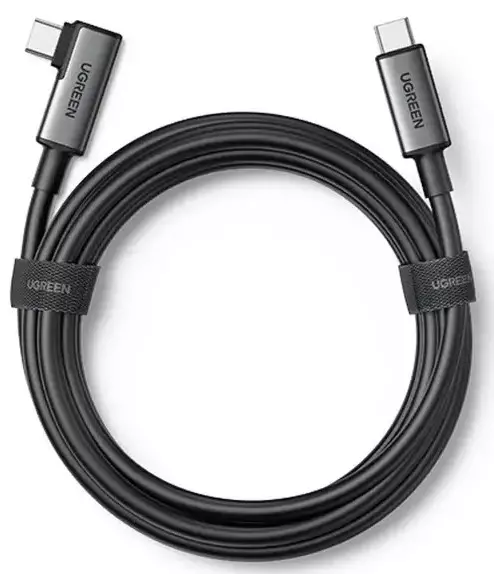 Кабель USB C - USB C, 3.2 Gen1, 90°, 5Gbps, 5m, для VR очков US551 (90629) UGREEN