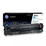 Картридж лазерный HP W2211X 207X, Оригинальный лазерный картридж увеличенной емкости LaserJet, голубой