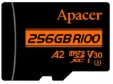 Карта памяти Apacer AP256GMCSX10U8-R 256GB с адаптером SD