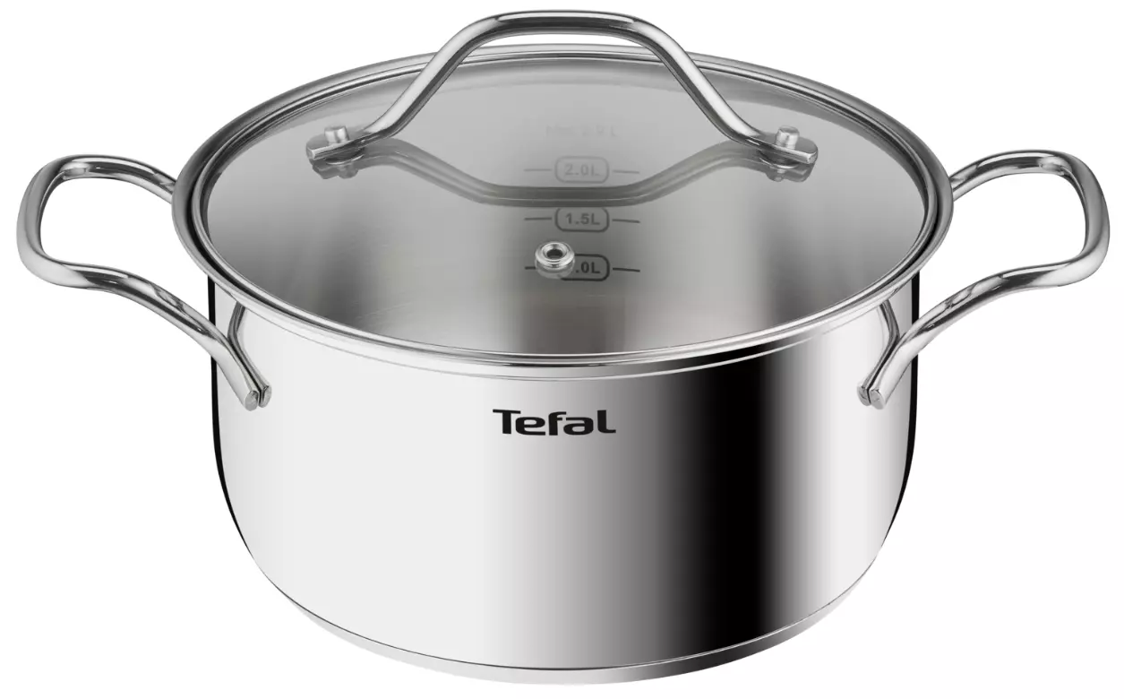 Кастрюля Tefal Intuition, нерж. Сталь (B8644674), 24 см, с крышкой