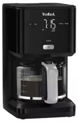 Кофеварка капельная  Tefal Smart Light, Black (CM600810), 1000 Вт, молотый, 1,25 л