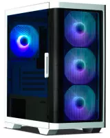 Корпус Zalman M4, без БП, 2xUSB3.0, 1xUSB2.0, 4x120мм ARGB, VGA 320мм, LCS ready, TG Side Window, mATX, белый