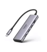 Конвертер Ugreen CM511 USB-C To HDMI3*USB 3.0 APD  15596