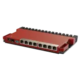 Маршрутизатор, MikroTik, L009UiGS-RM, 8 x Gbit LAN, 1 x 2.5 Gbit SFP port, USB, PoE in802.3af/at, PoE-out Ether8 Passive PoE, RouterOS, desktop/1U ra