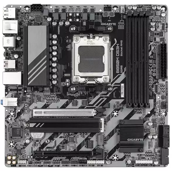 Материнская плата GIGABYTE B850M DS3H, AM5 B850, 4xDDR5, 2xDP1xHDMI, USB4, mATX