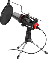 Игровой стрим микрофон Defender Forte GMC 300 3,5 мм, провод 1.5 м.