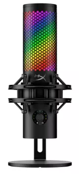 Настольный микрофон HyperX 9A273AA QuadCast 2 S на подставке черный