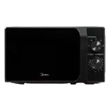 Микроволновая печь Midea MM720C2MV-B, Black, 700 Вт, 20 л, Без программ, Механическое управление, Эмаль, Solo