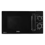 Микроволновая печь Dasa DM20BL-05, Black, 700 Вт, 20 л, Без программ, Поворотные ручки, Нержавеющая сталь, Solo