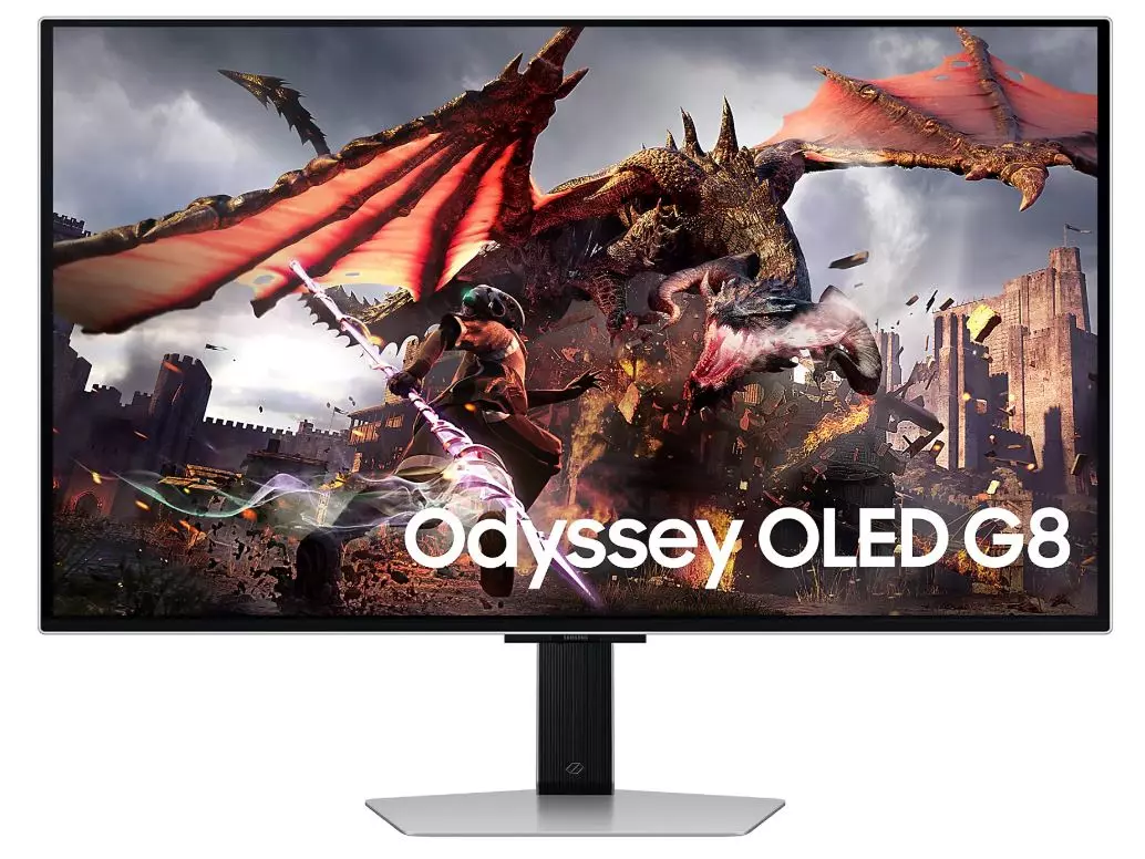 Монитор 32" Samsung G8 Odyssey LS32DG800SIXCI OLED 3840x2160/240Гц/0,03мс/250кд/м² (2xHDMI/1xDP)