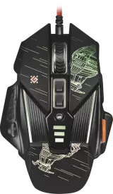 Мышь игровая Defender sTarx GM-390L оптика,8кнопок,грузики,3200dpi