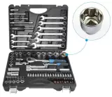 Набор инструментов 82+6пр. Premium 1/4"(12гр.) 1/2" (сорв.гр.)