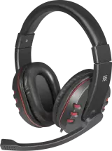 Наушники-гарнитура игровые Defender Warhead G-160 черный  кабель 2,5 м