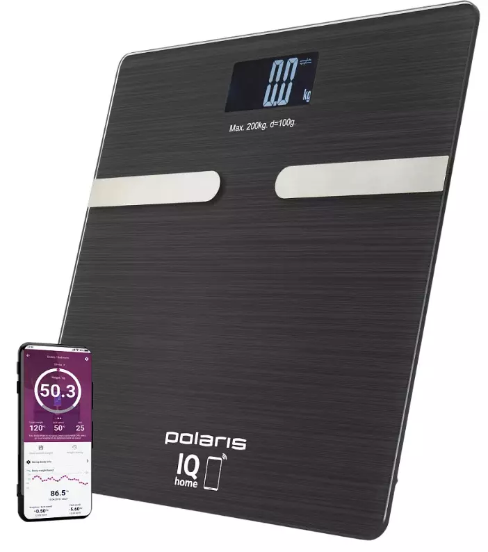 Напольные весы диагностические Polaris , Grey, PWS 1892 IQ Home
