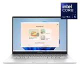 Ноутбук, ASUS, Zenbook 14 UX3405CA-QD1373, 14", FHD+ 1920x1200, OLED, 60Hz, Core Ultra 5 225H, 16GB LPDDR5X, 512GB SSD M.2, Intel Arc Graphics, Windows 11, Серебряный + Чехол(90NB14W2-M020S0,)