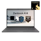 Ноутбук Asus Zenbook A14 UX3407QA-QD366W 14" WUXGA OLED 60Hz Snapdragon® X  X/16Gb/512Gb/Iceland Gray/Win11(90NB1502-M00MS0 )