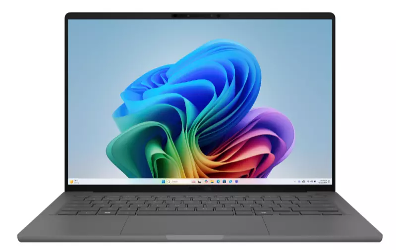 Ноутбук Asus Zenbook A14 UX3407QA-QD366W 14" WUXGA OLED 60Hz Snapdragon® X  X/16Gb/512Gb/Iceland Gray/Win11(90NB1502-M00MS0 )