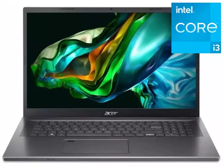 Ноутбук Acer Aspire 5 A517‑58GM‑36GE 17,3" FHD Intel Core i3‑1315U/8Gb/SSD 512Gb/NVIDIA GeForce RTX 2050 4 Gb/Obsidian Black/Dos(NX.KJPER.001)