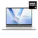Ноутбук Asus Vivobook 16 M1607KA-MB063W 16 WUXGA IPS 60Hz AMD Ryzen AI 5 340/16Gb/SSD 512Gb/Radeon Graphics/Silver/Win11(90NB15F2-M005M0)
