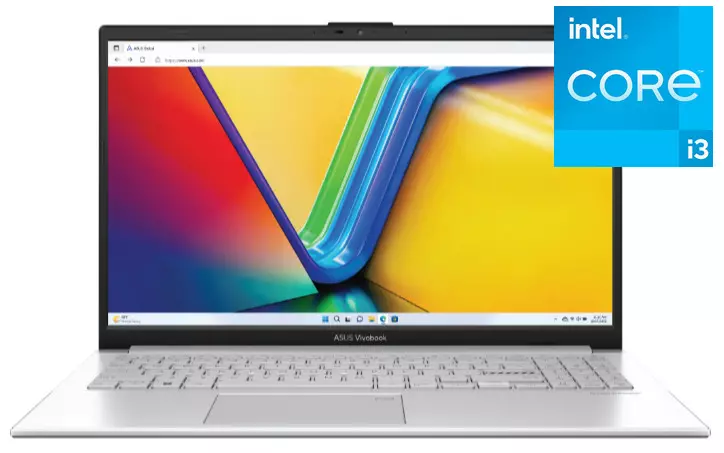Ноутбук Asus Vivobook Go 15 E1504GA-BQ953 15,6 FHD IPS 60Hz Intel® Core™ i3-N305/8Gb/SSD 512Gb/Iris Xᵉ Graphics/Silver/Dos(90NB0ZT1-M024X0)