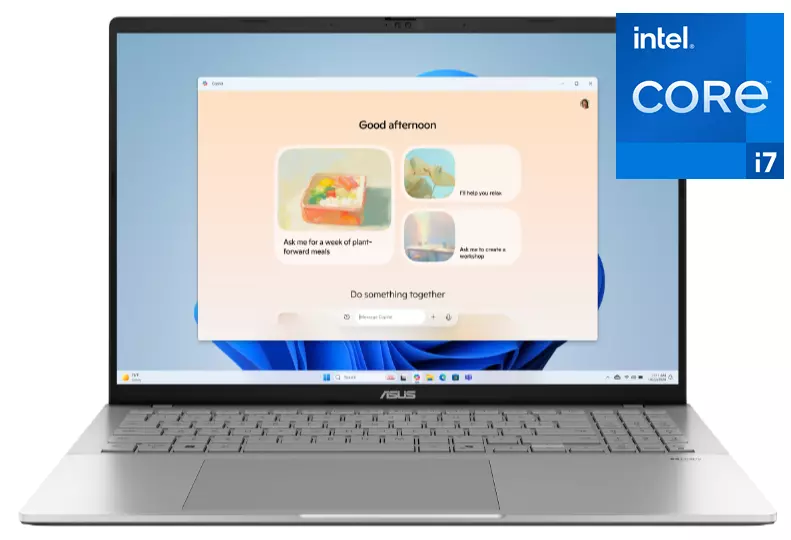 Ноутбук Asus Vivobook S16 S3607VA-RP070 16" WUXGA IPS 144Hz Intel® Core™ i7 13620H/16Gb/SSD 1TB/Intel UHD Graphics/Silver/Dos(90NB1671-M005E0)