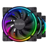 Вентилятор для корпуса PCCooler CORONA 3-IN-1 FRGB KIT 3x120mm 1000-2000 ± 10% RPM  Black