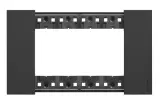Рамка декоративная Bticino KA4804KG Living Now 4 поста черный