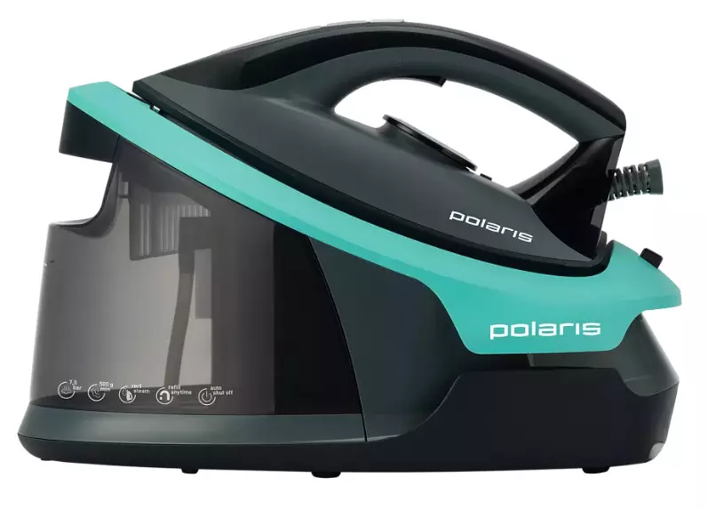 Парогенератор Polaris PSS-7700K, Черный с бирюзовым 3000 Вт