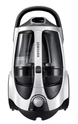 Пылесос контейнерный Samsung Rambo SC88, White, VCC8835V37/XEV, (Управление на ручке, 2 насадки, 2 л, 2200/430 Вт)