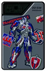 Портативный Power Bank Transformers TF-D10 Optimus Prime, 10000 mAh, Black