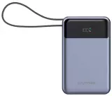 Внешний аккумулятор Canyon OnPower 600 20000mAh PD65W, (Integrated Cable) Dark Grey