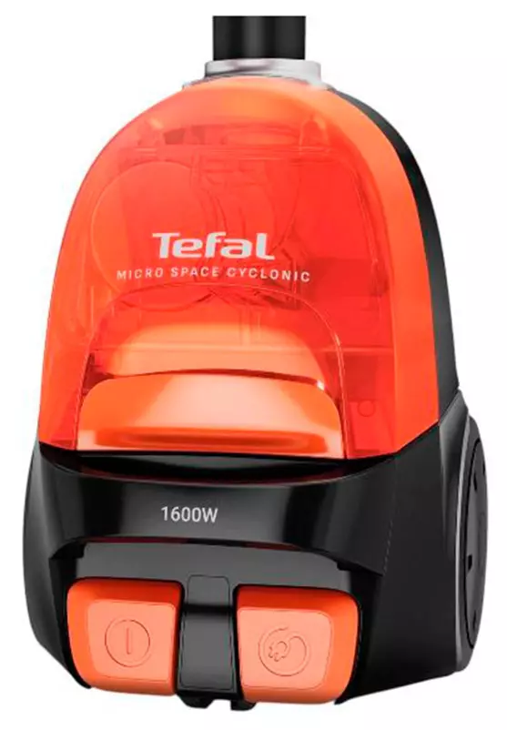 Пылесос контейнерный Tefal Micro Space Cyclonic, Red, TW3235EA, (1600 Вт, 1л, 3 насадки)