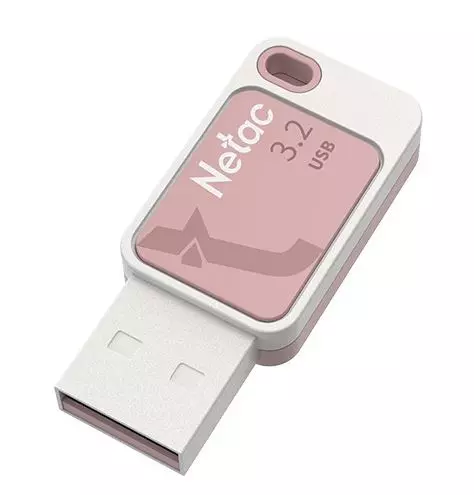 Флэш-накопитель Netac UA31 USB3.2 Flash Drive 256GB, Plastic, Pink