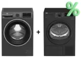 Комплект Beko B3WFR572AB DF7412GB