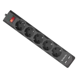 Сетевой фильтр Defender DFS 755 - 5,0 М, 2xUSB, 2.1A, 5 outlets