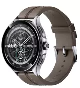 Смарт часы Xiaomi Watch 2 Pro-Bluetooth Silver Case with Brown Leather Strap