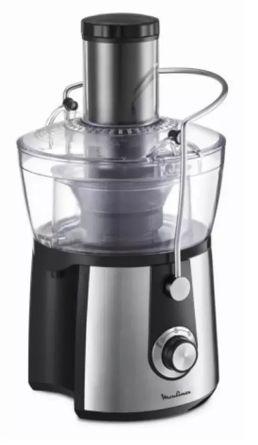 Соковыжималка центробежная Moulinex Juice Express , нерж. сталь (JU550D10), 800 Вт, 2л, 2 скорости