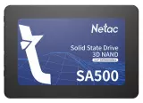 Твердотельный накопитель SSD 128Gb, SATA 6 Gb/s, Netac SA500, 2.5", 3D TLC, 500R/400W