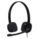 Гарнитура проводная Logitech H151 Черная/3,5мм
