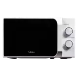Микроволновая печь Midea MM720C2MV-W, White, 700 Вт, 20 л, Без программ, Механическое управление, Эмаль, Solo