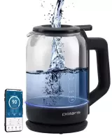 Чайник электрический Polaris PWK-1712CGLD WiFi IQ Home, Black (17732), 2150 Вт, Стекло, 1,5 л