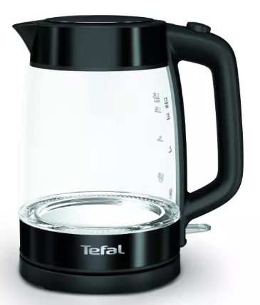 Чайник электрический Tefal , Black (KI840830), 2200 Вт, 1,7л, стекло