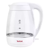 Чайник TEFAL KO450132 (белый), 1,7л, стекло, 2200 Вт.