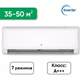 Кондиционер Inverter AUX ASW-H18A4/QGR1DI, White, (Термостерилизация, 35-50 м², 18 000 BTU, 7 режимов)
